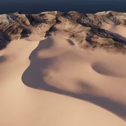 Sand Dunes Desert Terrain