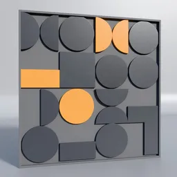 Geometric Decorative Wall Panel