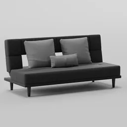 Muse fabric sofa bed
