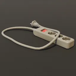 Three power socket extension board