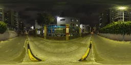 Road at night