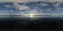 Mountain Landscape Cloudy Sunset