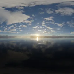 Mountain Landscape Cloudy Sunset