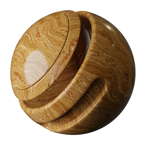 Brown marble