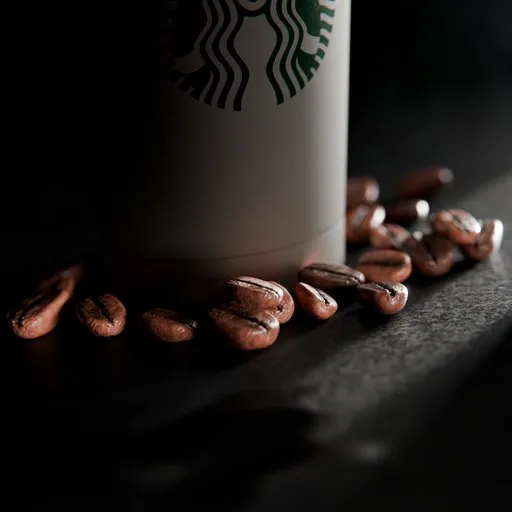 Animated Coffee Cup Commercial Scene