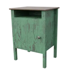 Old green Cabinet