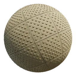 Scan Yellow anti-slip paving stones