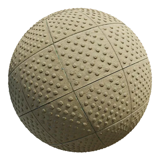 Scan Yellow anti-slip paving stones