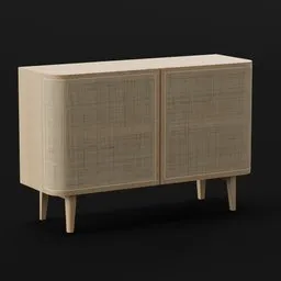 Rattan Sideboard