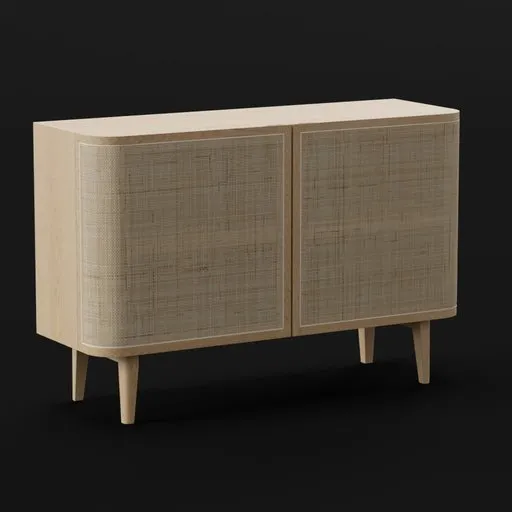 Rattan Sideboard