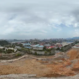 Highsky clouds mud building