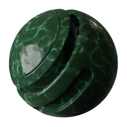Green marble