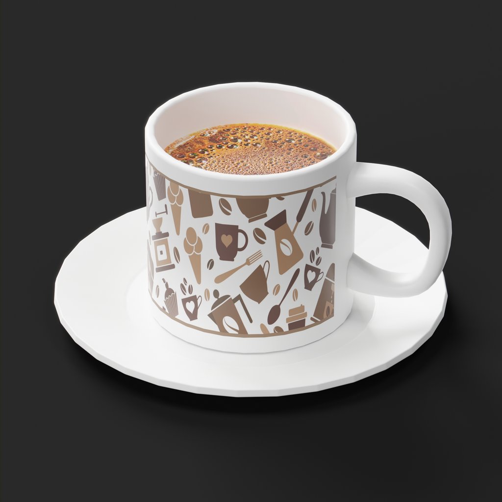 BlenderKit Download the FREE Coffee Mug model