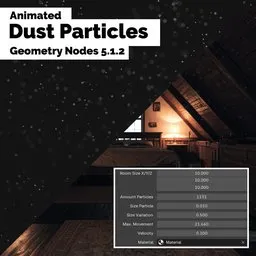 Animated Dust Particles