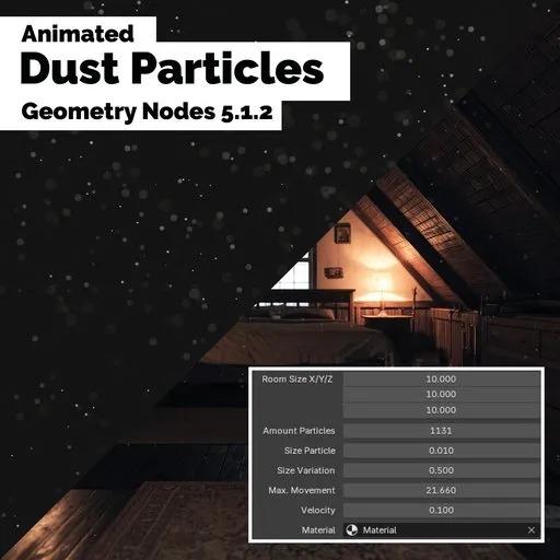 Animated Dust Particles