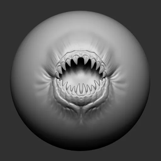 NS Creature mouth parasite leech