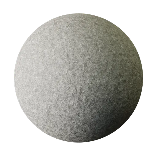 Realistic gray PBR material for Blender 3D, suitable for sidewalks and urban walkways.