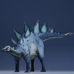 Stegosaurus Rigged