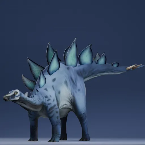 Stegosaurus Rigged
