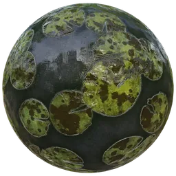 Dirty Water lily leaves