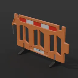 Orange Construction Barrier