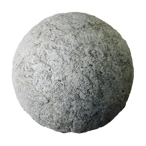 2K PBR realistic granite rock texture for 3D rendering in Blender, ideal for natural stone surfaces.
