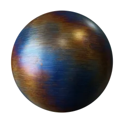 Iridescent Brushed Metal