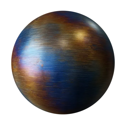 Iridescent Brushed Metal