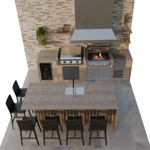 Outdoor Summer Kitchen