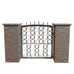 Metal Garden Gate