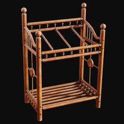 1800s Stick and Ball Umbrella Rack