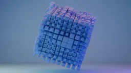 Cube satisfying animation