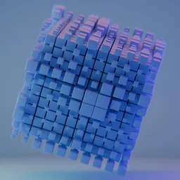 Cube satisfying animation