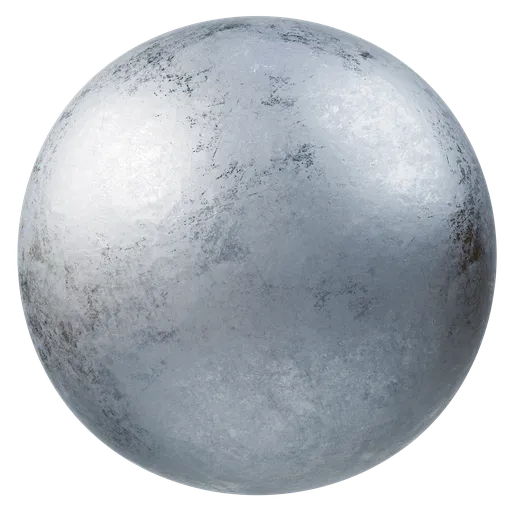 High-resolution white metal PBR texture for 3D rendering in Blender and other software.