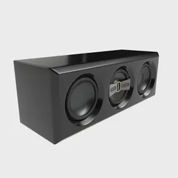 HiFi Central Speaker Black Wood