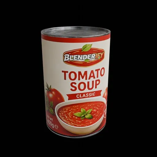 Realistic Canned Food