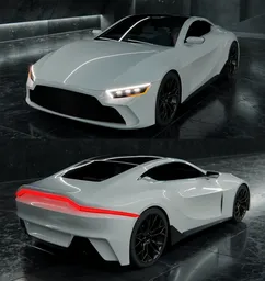 Aston Benz Sports Car