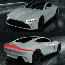 Aston Benz Sports Car