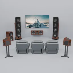 Hi-Fi 5.1 Home Theater Set Wenge