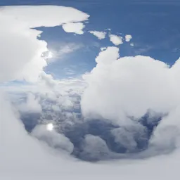 In Clouds Aerial Landscape