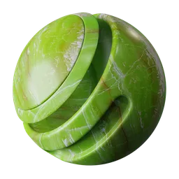 Green marble