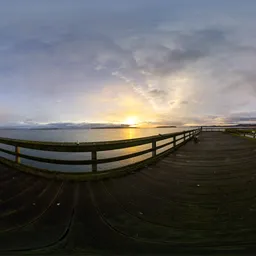 Dramatic Sunrise Sky at Ocean