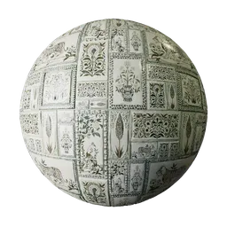 DecorativeFloralCeramicTile