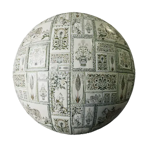 DecorativeFloralCeramicTile