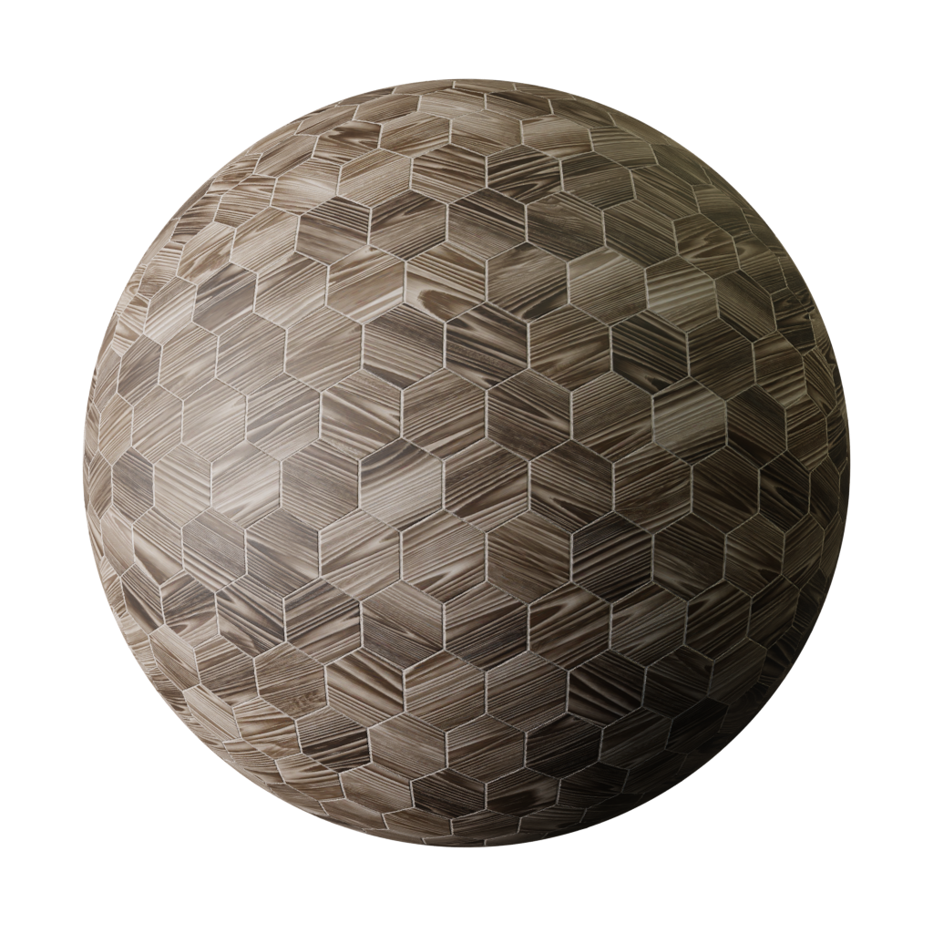Hexa wood clean tiles | FREE tiles materials | BlenderKit