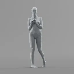 Lowpoly Female Topless