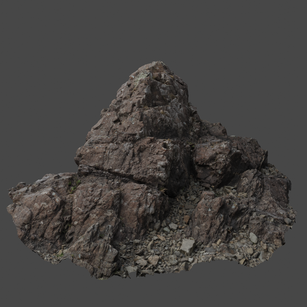 Coastal Rock Formation on Ocean Shore | Environment Elements models ...