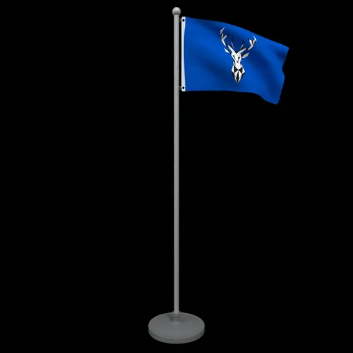 Animated Deer Flag