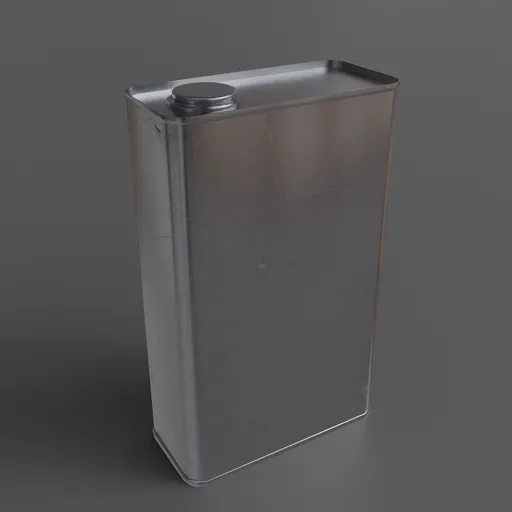 Square oil can