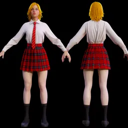 School girl - Female School Uniform